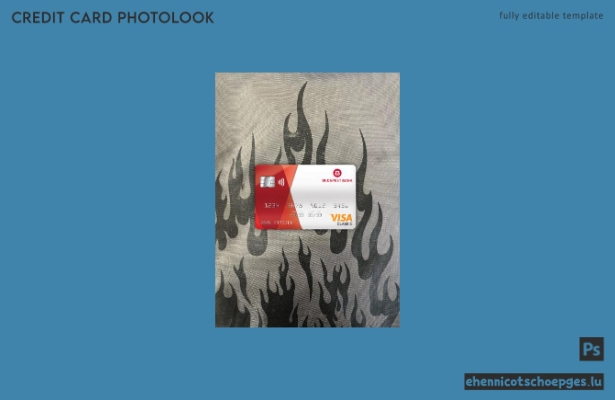 Ungarn Budapest Bank Visa Classic Karte Fotoansicht Beispielvorschau